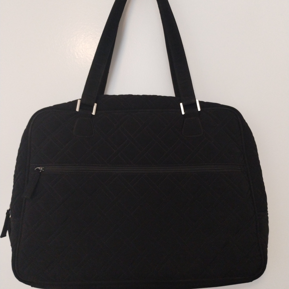 Vera Bradley Black Laptop Bag with Sophisticated Style - Picture 4 of 16